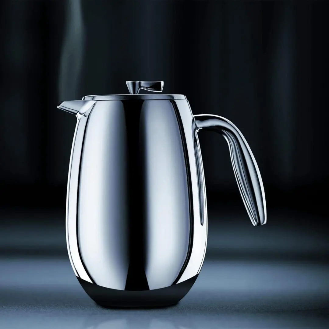 Bodum Columbia Cafetière 12 Kopjes 1,5L - Mat Zilver