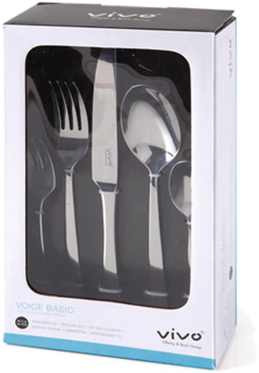 Villeroy & Boch Voice Basic Tafelbesteck - 180-delig - Beige