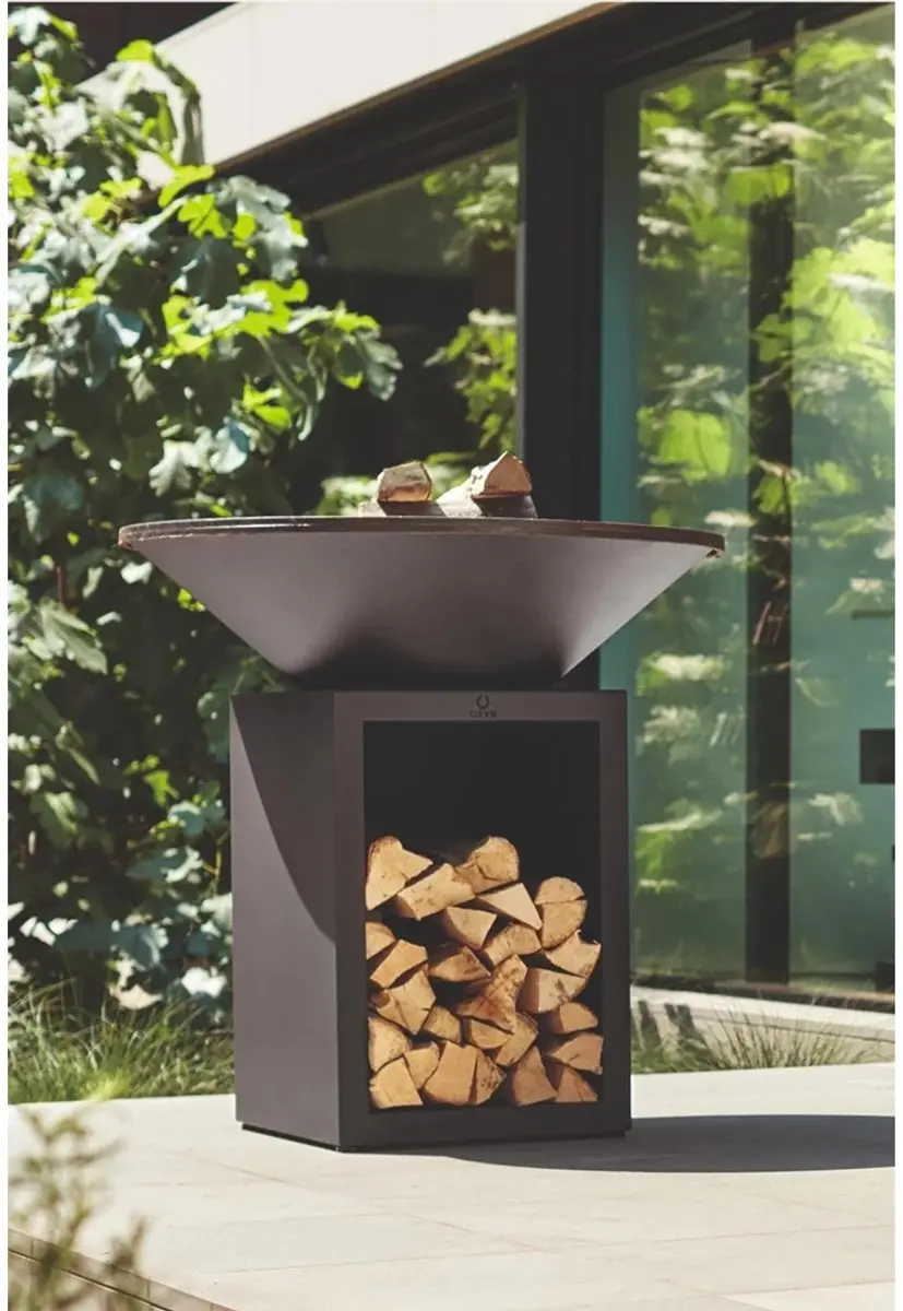 Ofyr Heritage Storage Black BBQ - 100cm