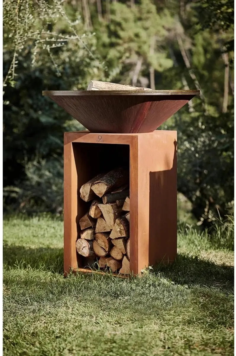 Ofyr Heritage Storage Corten BBQ - 85cm