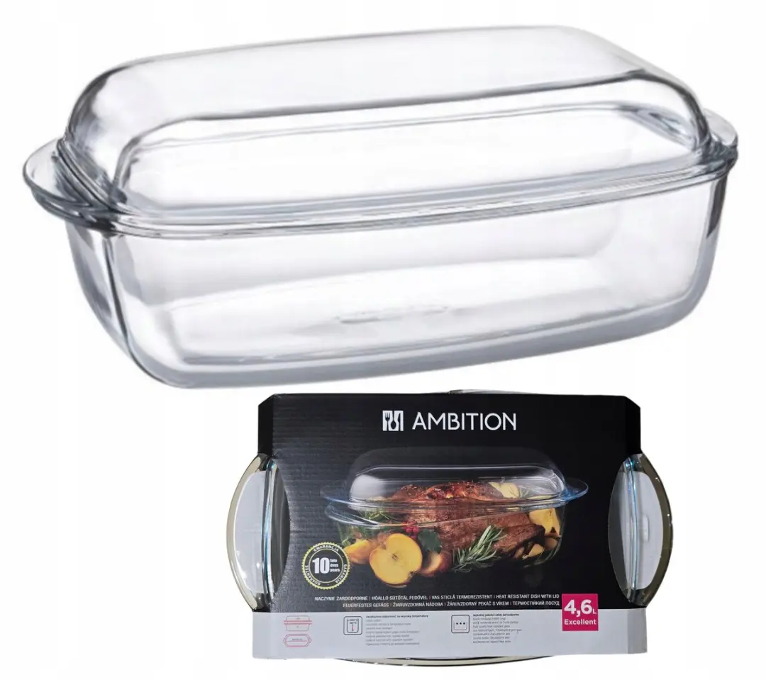 PYREX Excellence Ovenschaal met Deksel 4.6L