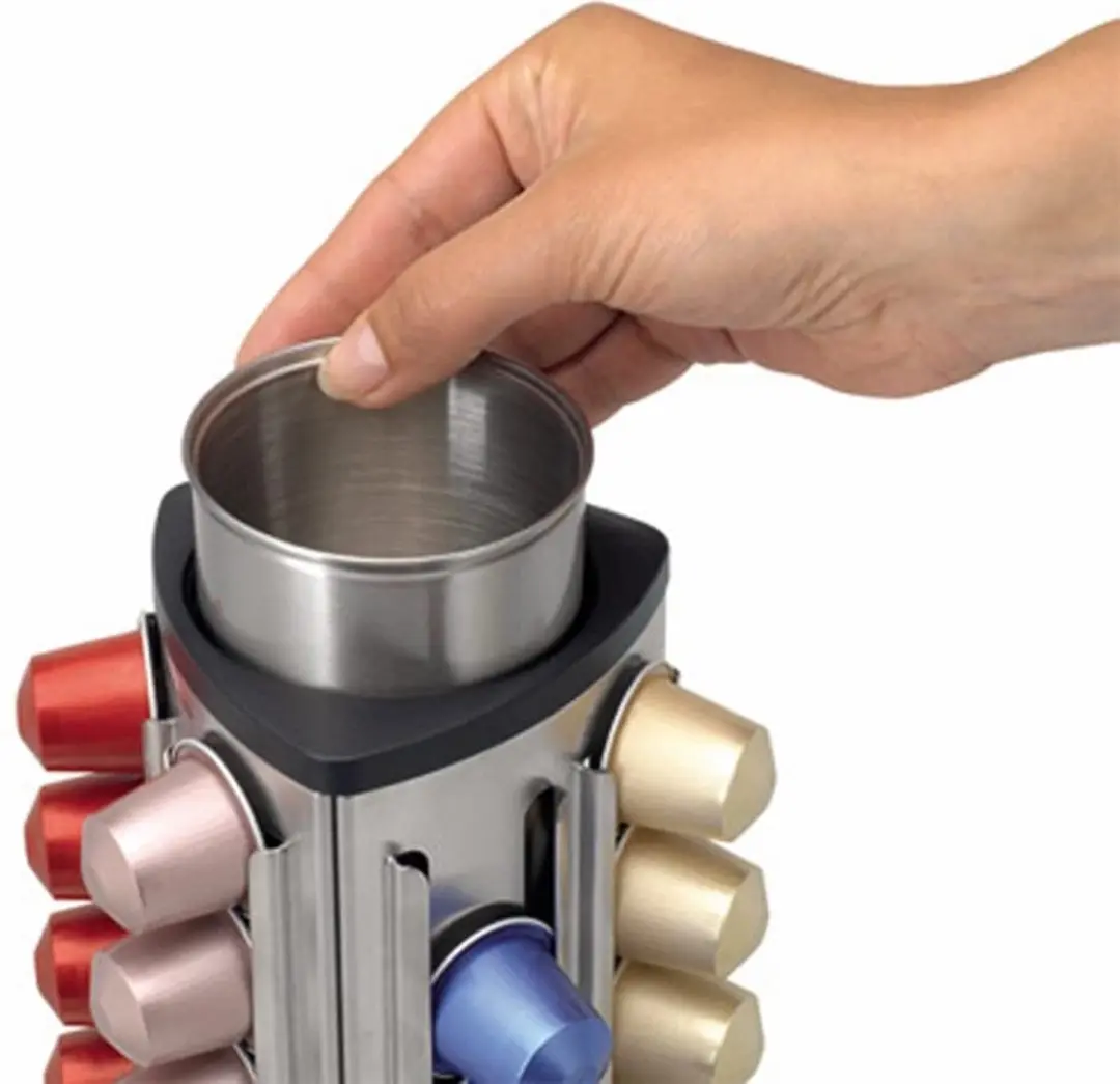 Brabantia Koffiecapsulehouder Nespresso 30 Stuks - Zilver