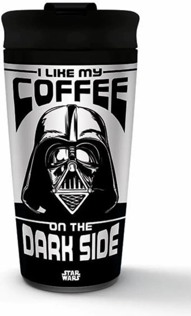 Star Wars I Like My Coffee On The Dark Side Reisbeker 450ml - Metaal - MTM25709