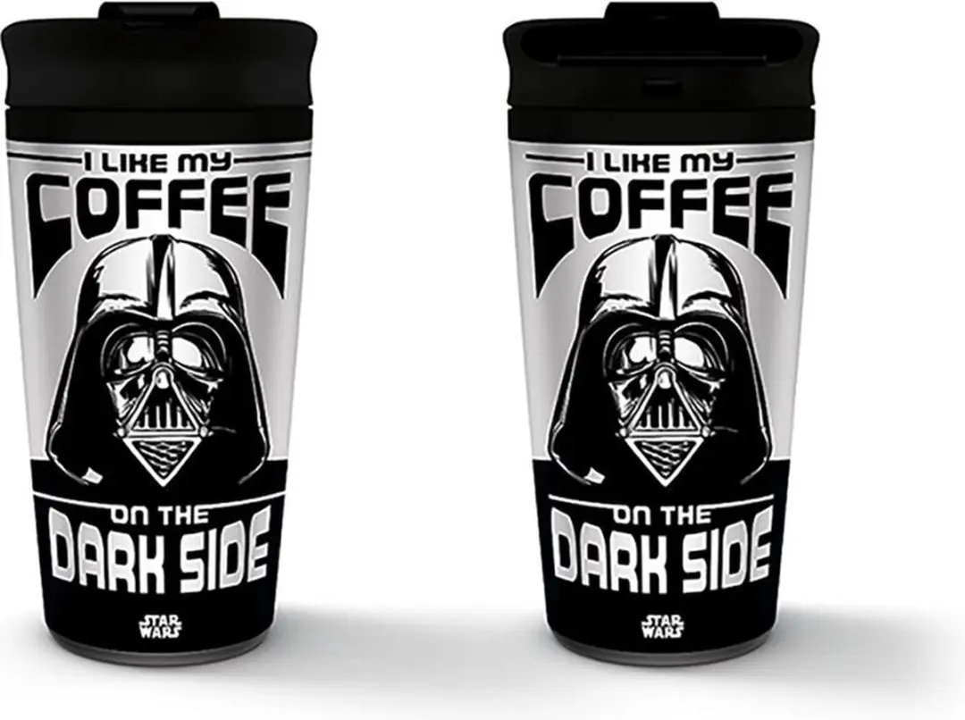 Star Wars I Like My Coffee On The Dark Side Reisbeker 450ml - Metaal - MTM25709