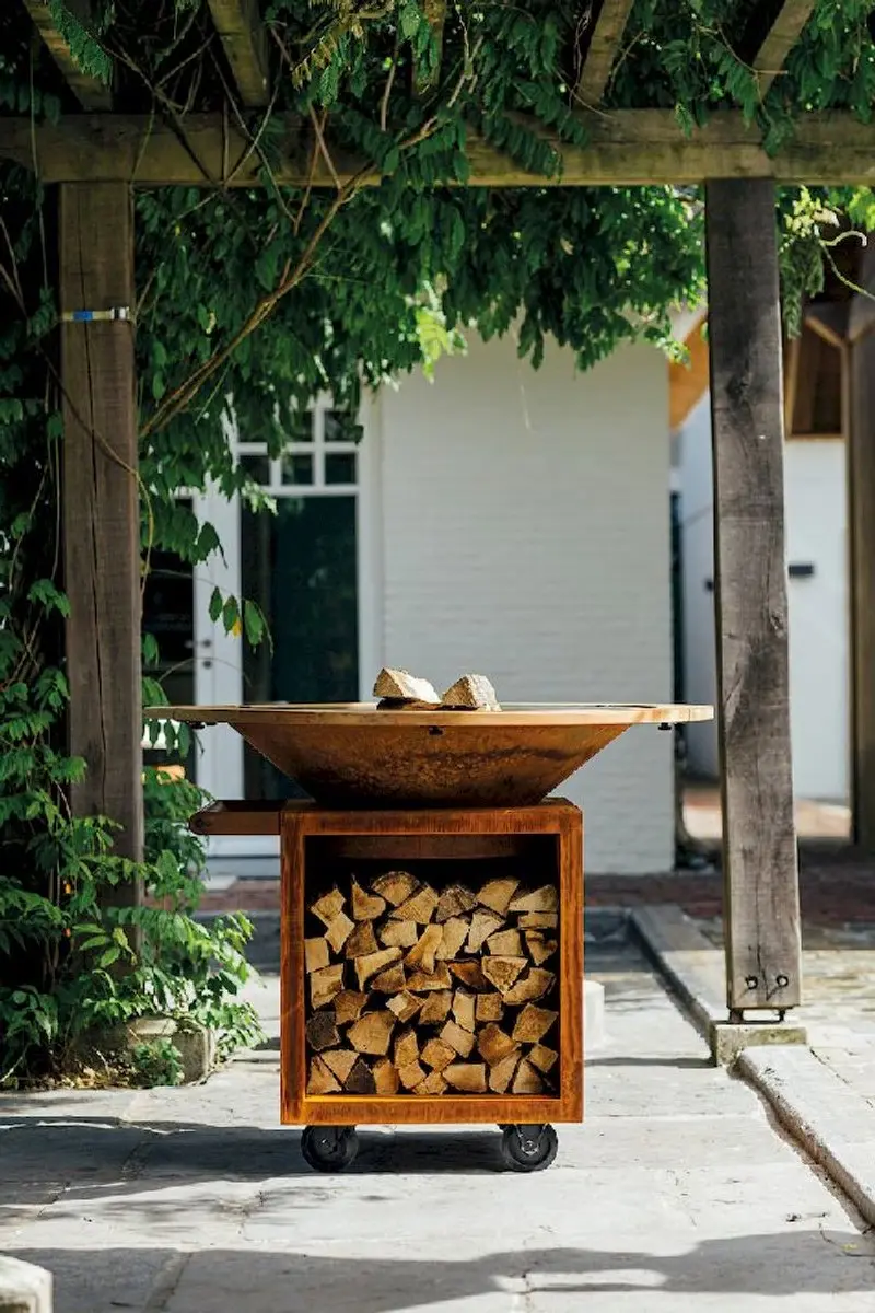 Ofyr Fire Guard Ring - 6cm - Tuin - Bruin - afbeelding 6 van 6