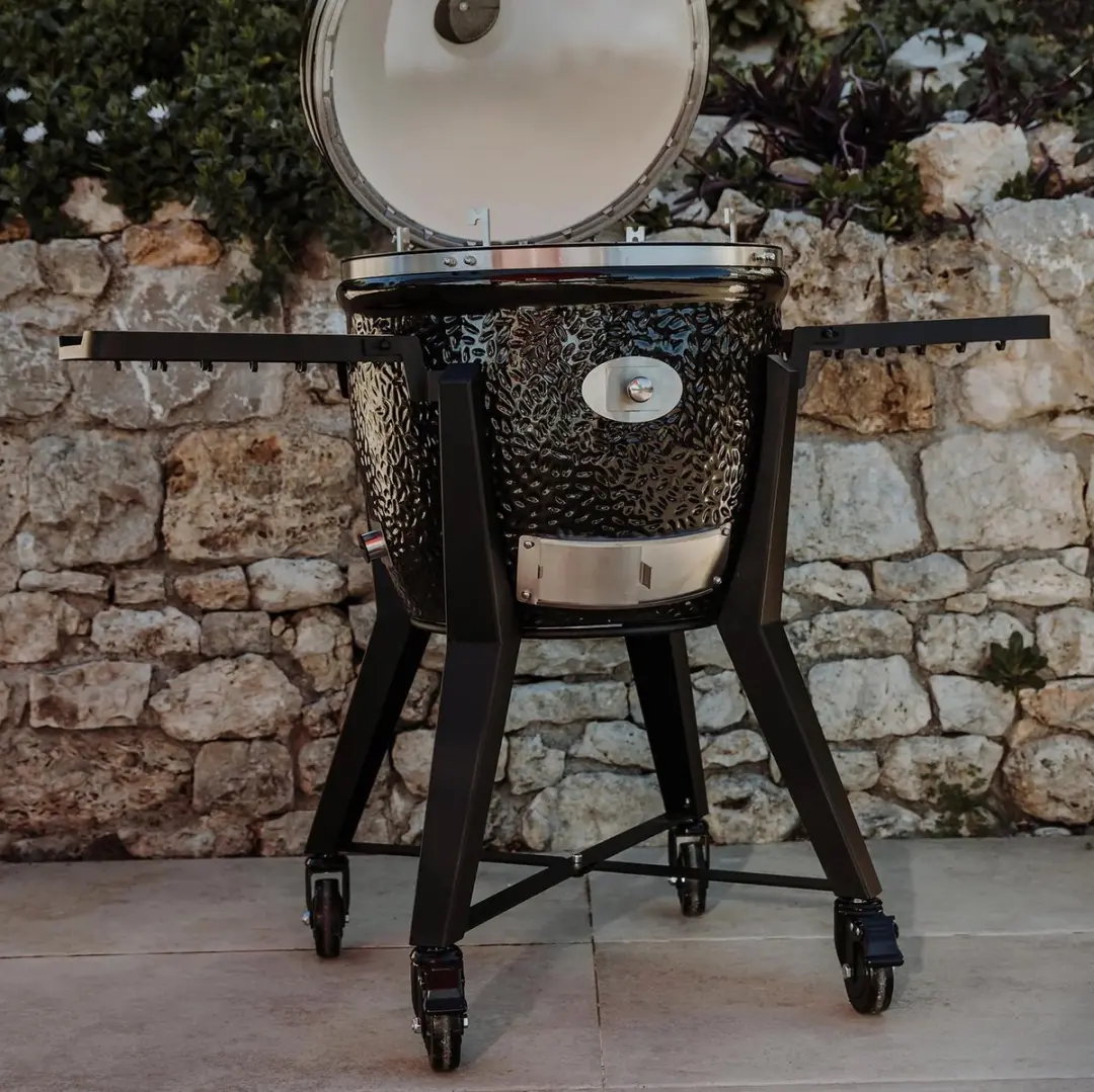 Monolith TWO.55 Classic Kamado BBQ Set - 44cm - 12 Burgers - Zwart - afbeelding 6 van 6