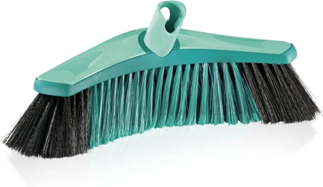 Leifheit Luxe Bezems - Turquoise/Zilver - afbeelding 2 van 6