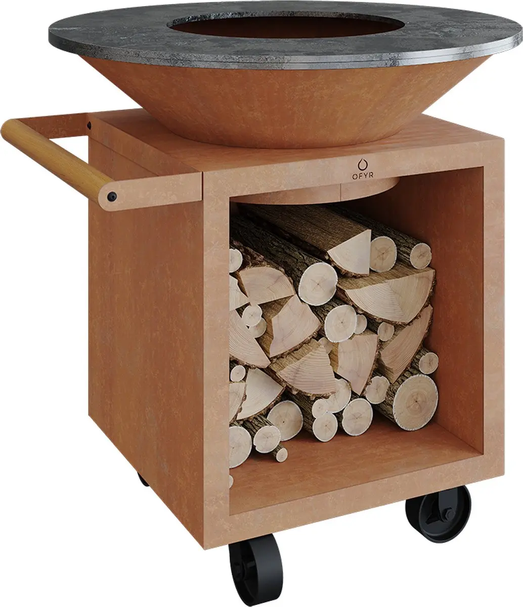 Ofyr Classic Storage Corten OCS-100-PRO BBQ