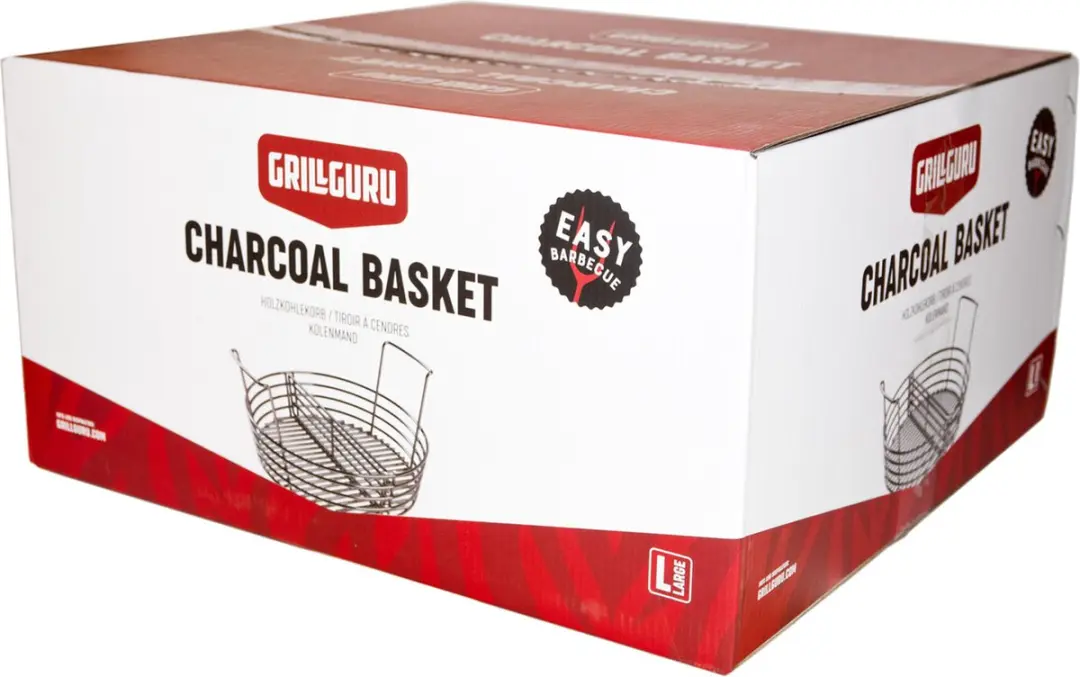 Grill Guru Large Charcoal Basket - RVS