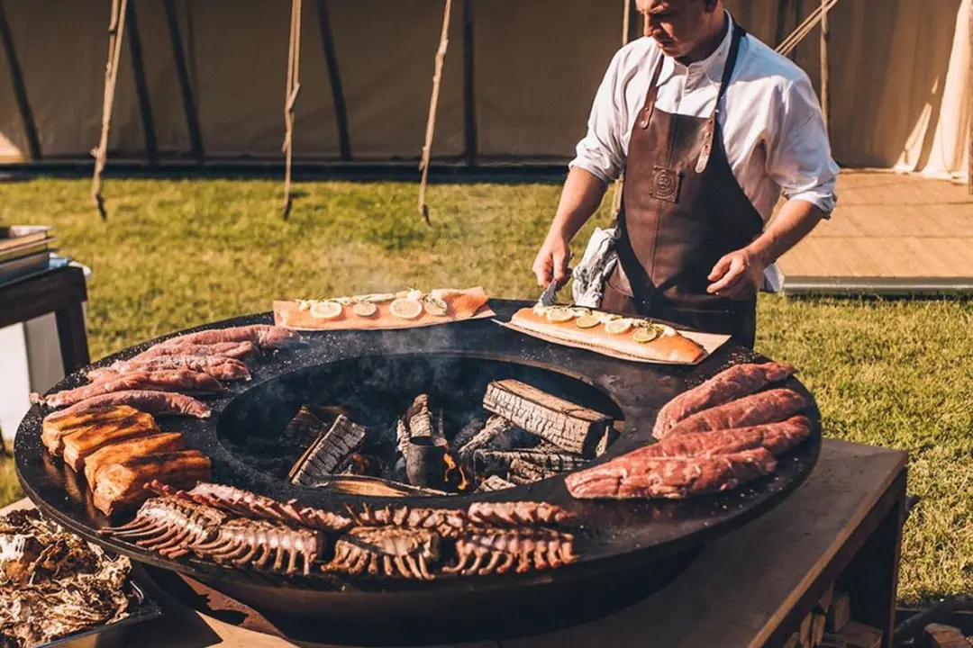 Ofyr Trailer Corten BBQ - 150cm - 20 Hamburgers - afbeelding 6 van 6