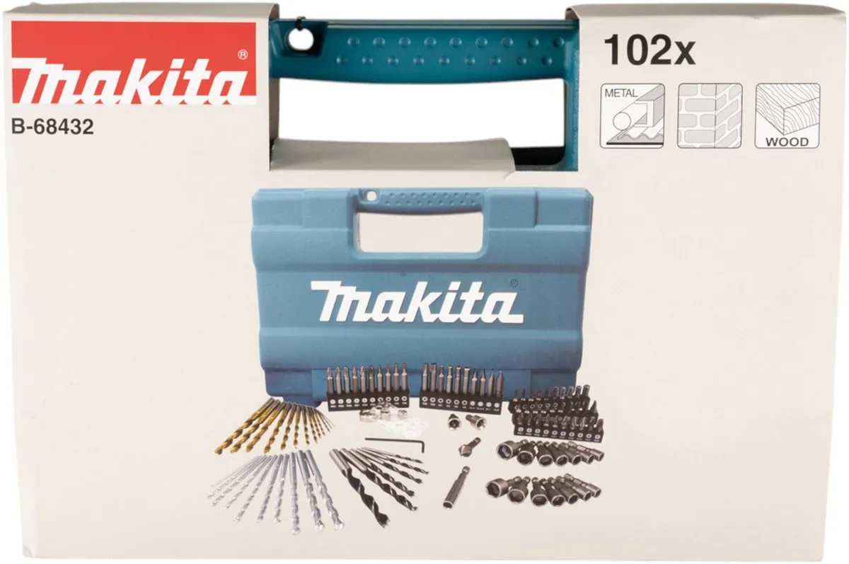 Makita B-68432 Boor-/schroefbitset 102-delig