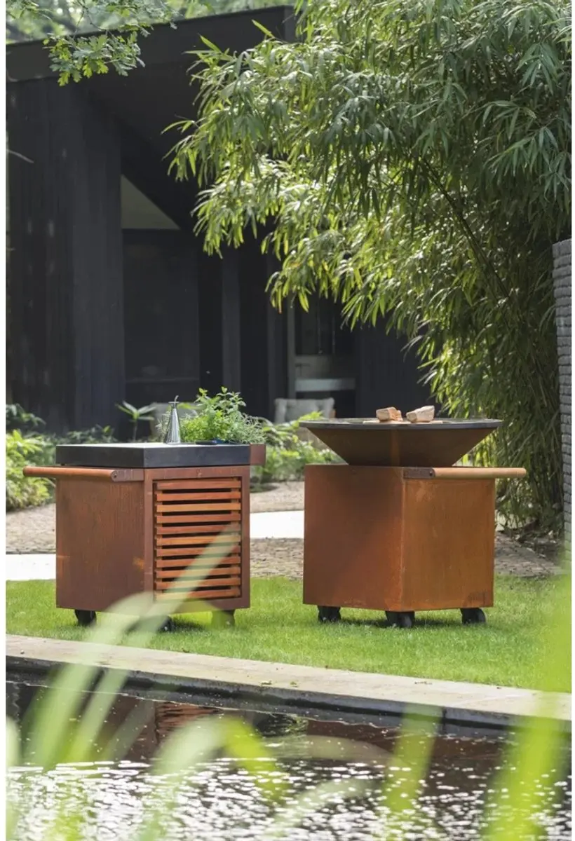 Ofyr Classic+ Corten 100 PRO Barbecue - 100cm