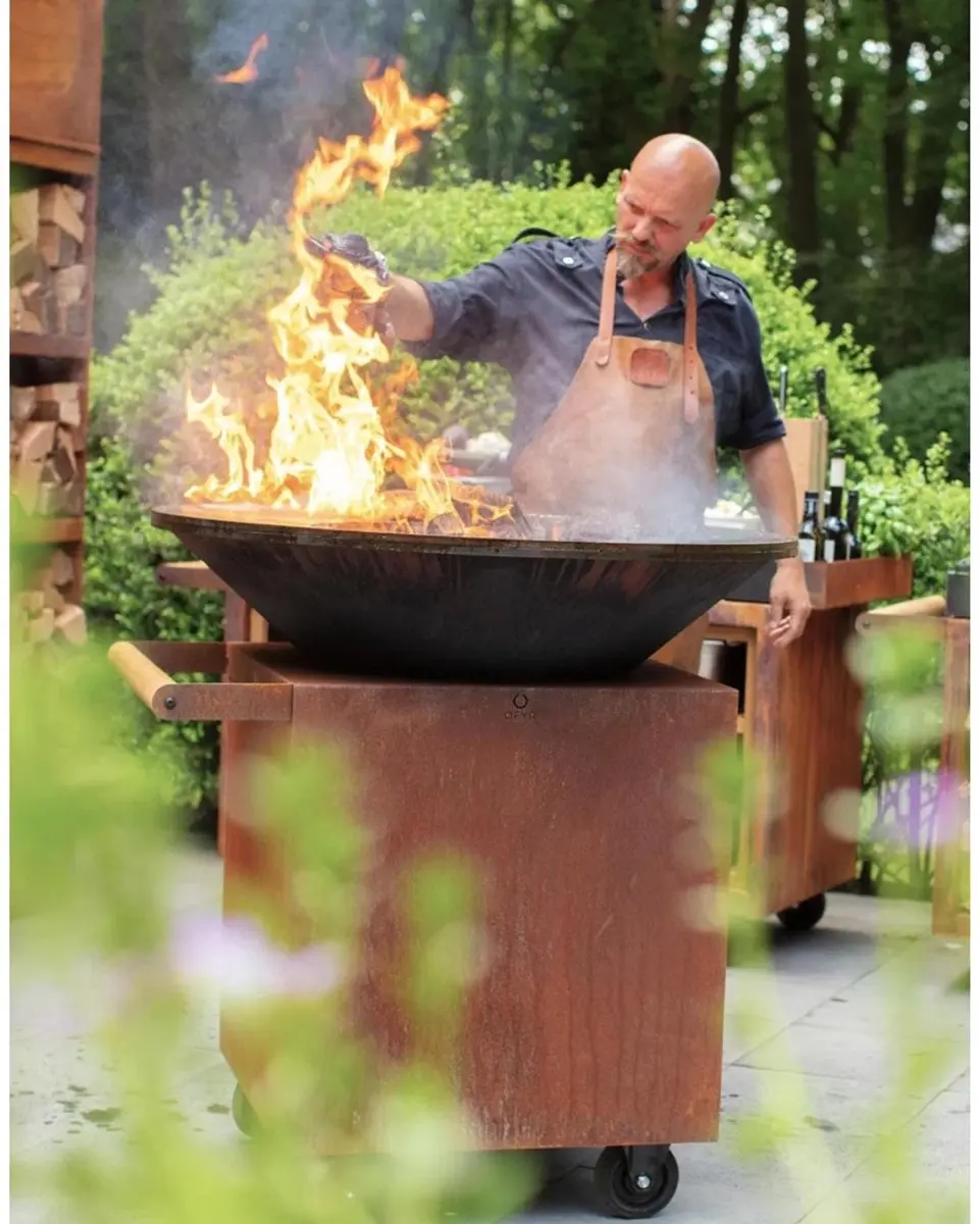 Ofyr Classic+ Corten 100 PRO Barbecue - 100cm