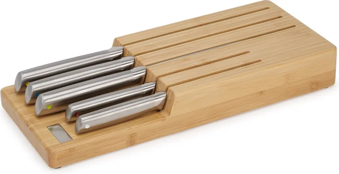 Joseph Joseph Elevate Steel Messen Houder Bamboe 5-delig