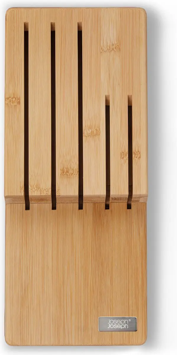 Joseph Joseph Elevate Steel Messen Houder Bamboe 5-delig - Roestvast Staal