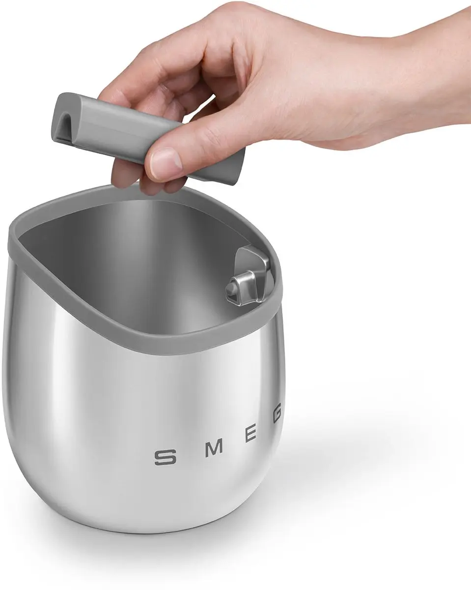 Smeg ECKB01 Knock Box - Roestvrij staal