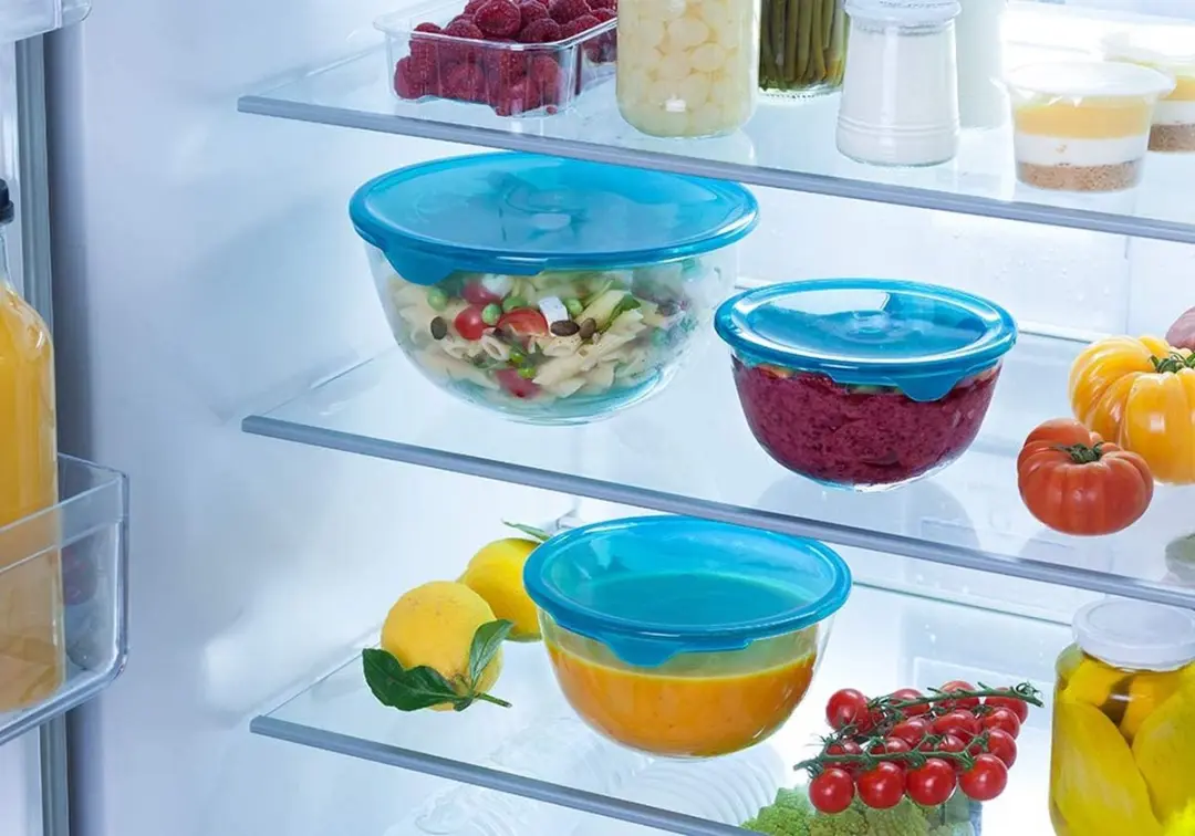 PYREX Prep & Store Mengkom 3-delig - 0,5L/1L/2L - Transparant