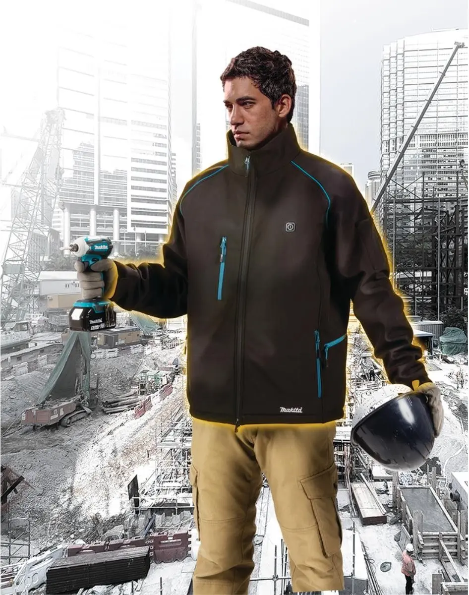 Makita DCJ205ZL Verwarmde Jas - 18V - L