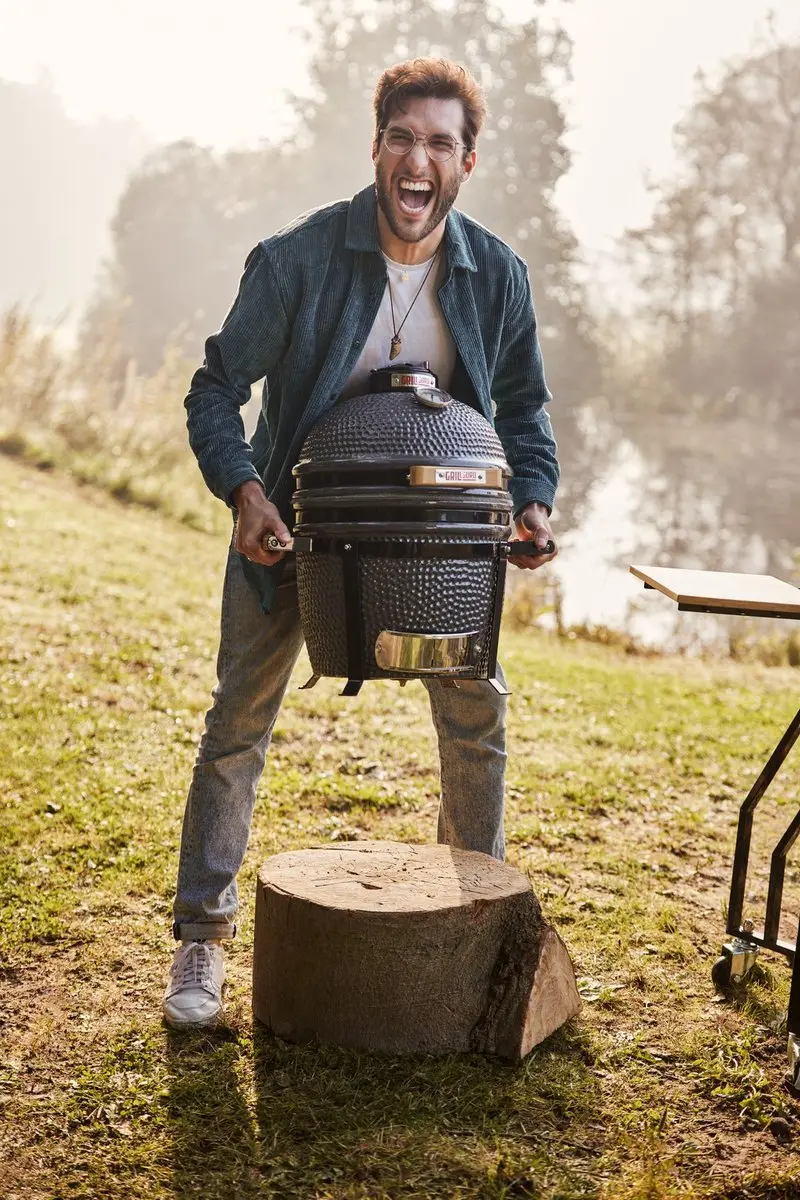Grill Guru Kamado Original Compact 47cm - Grijs
