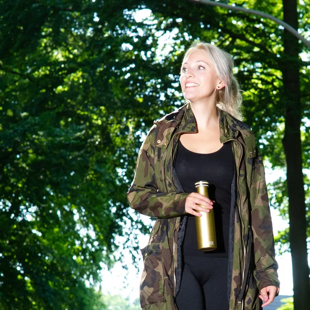 Lurch Thermosfles Goud 750ml - Dubbelwandig RVS
