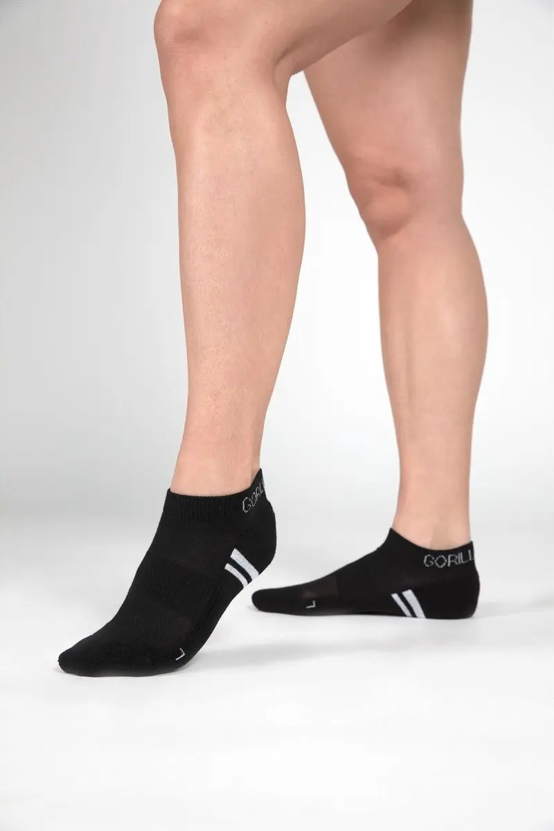 Gorilla Wear Quarter Sokken 2-Pack - Zwart