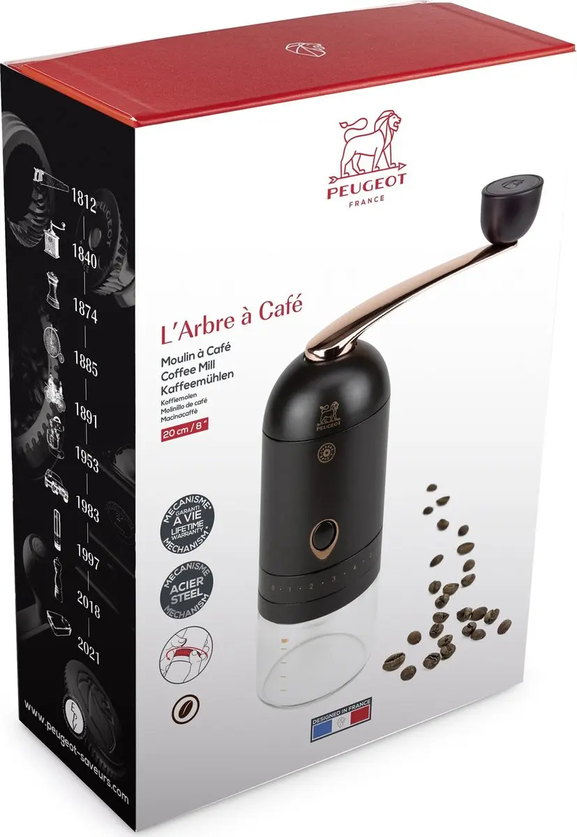 Peugeot L'arbre à Café Koffiemolen 20cm - RVS