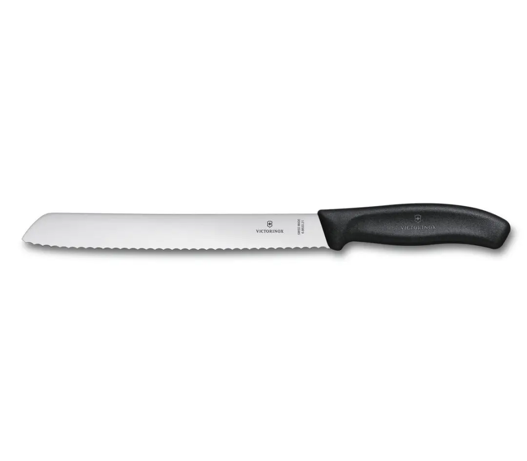 Victorinox Swiss Classic Broodmes 21cm - Zwart