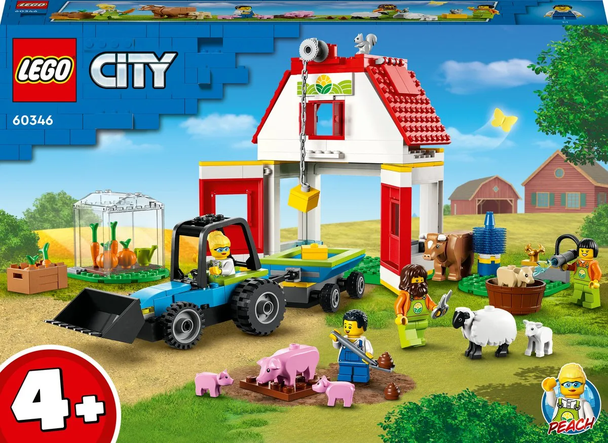 LEGO City Farm Schuur en Dieren 60346