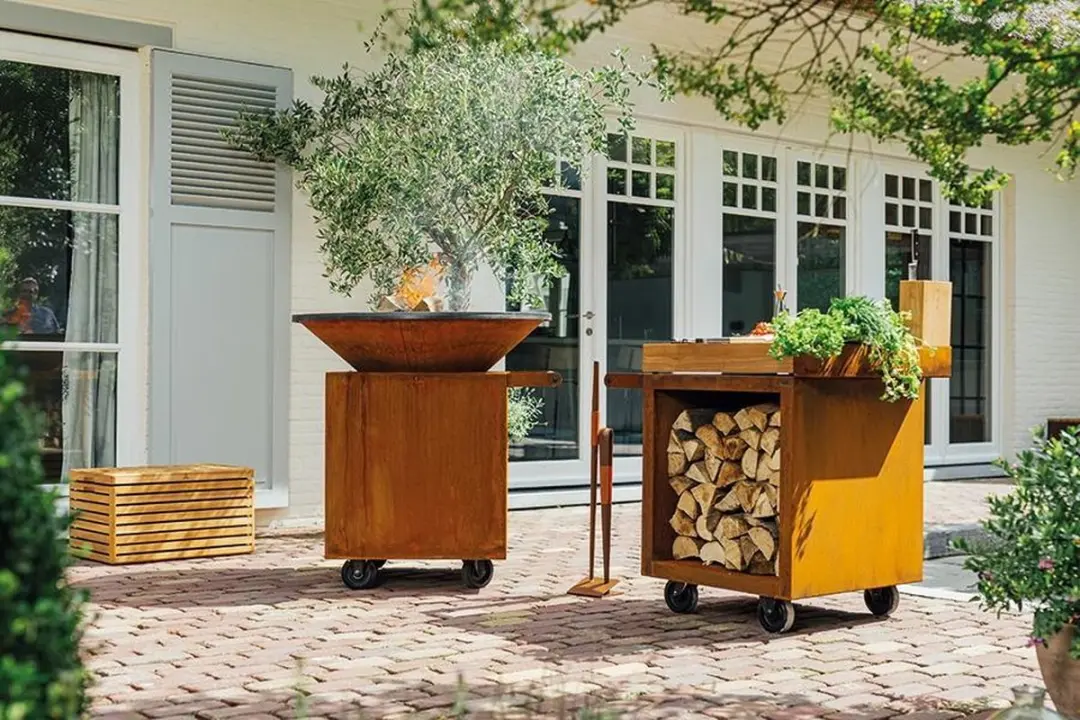 Ofyr Mise en Place Tafel 65 Pro - Corten Keramiek Donker Grijs