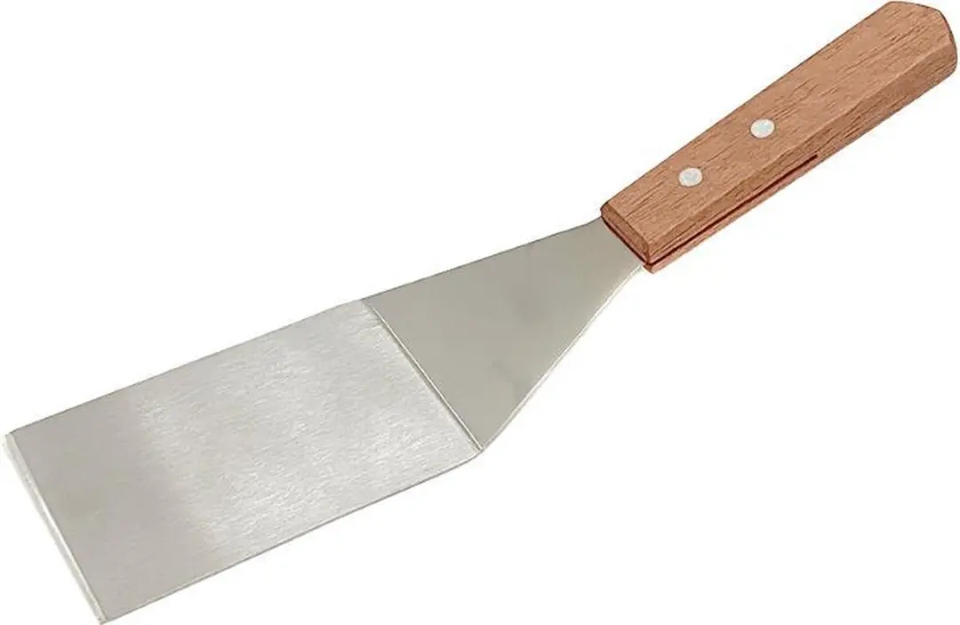 Grill Guru Hamburger Spatel RVS - Houten Greep