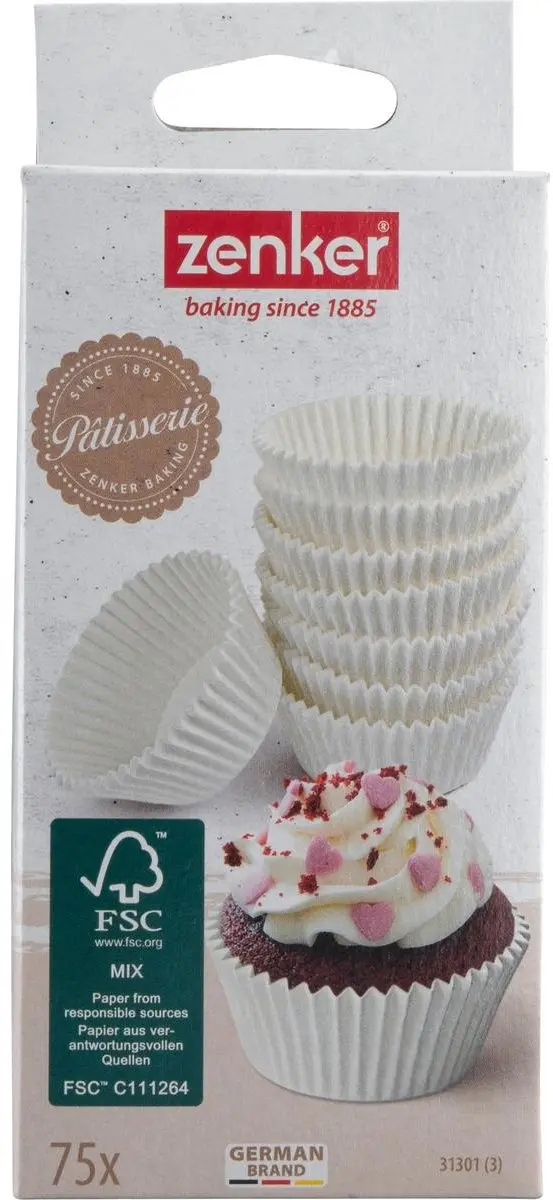 Zenker Smart Pastry Muffinvormpjes 5cm - 225 Stuks