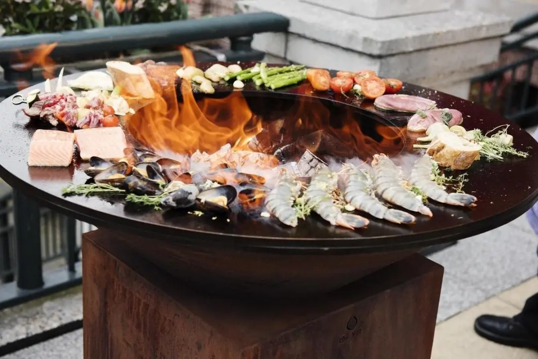 Ofyr Classic 85-100 Vuurschaal Grill - 85cm - Bruin