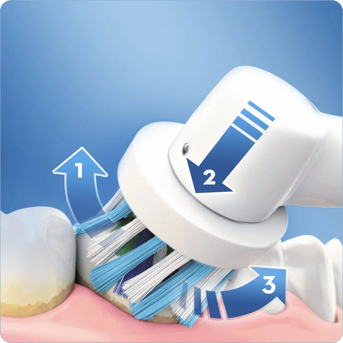 Oral-B Smart 5 5100S Elektrische Tandenborstel - 3 Borstels - Wit - afbeelding 6 van 6