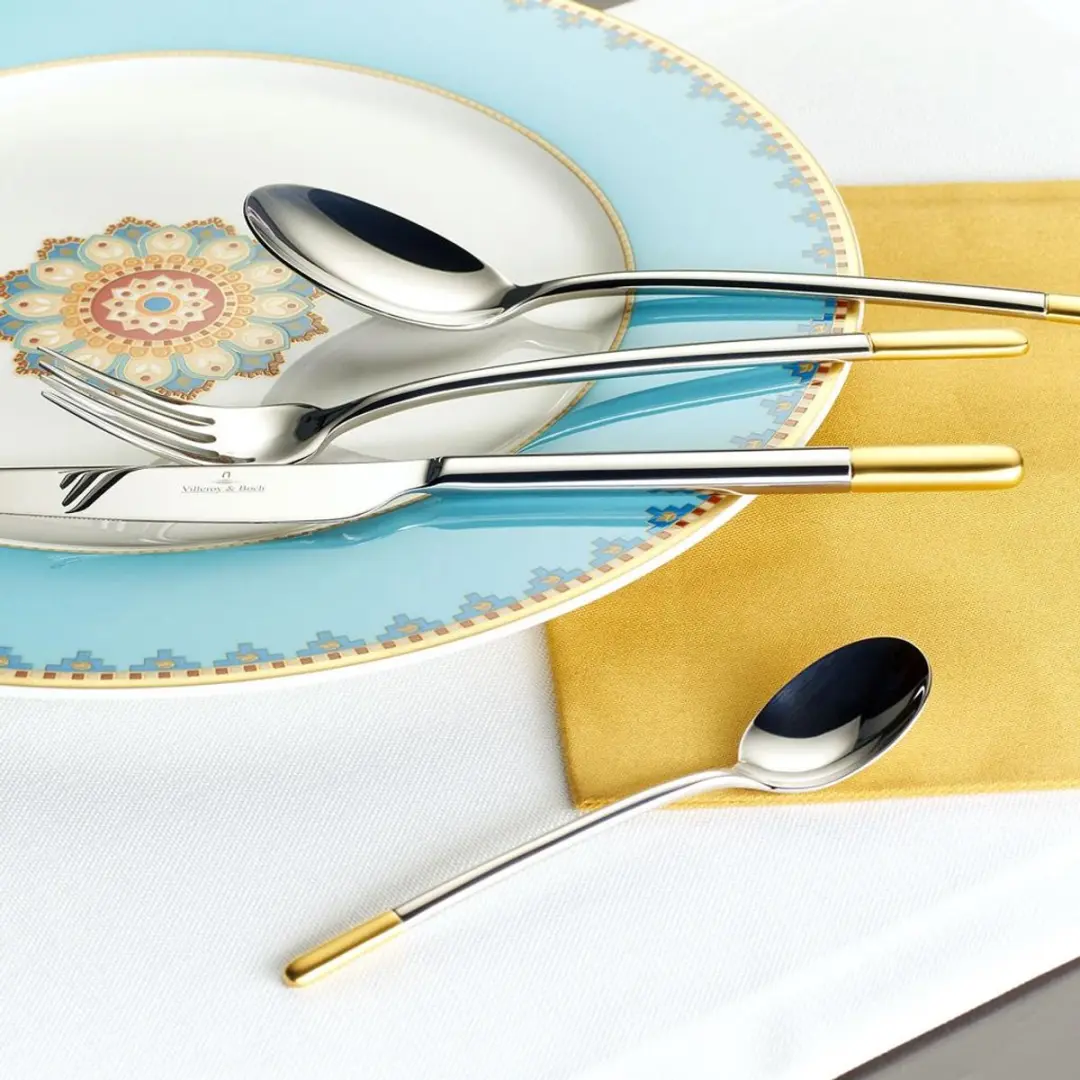 Villeroy & Boch Ella Tafelbesteck - 180-delig - Zilver-goud