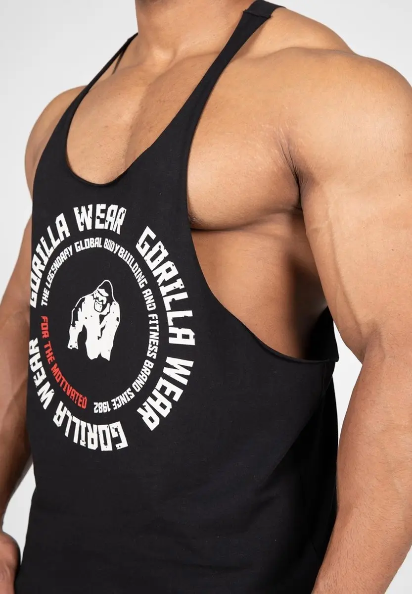 Gorilla Wear Melrose Stringer - Zwart 2XL
