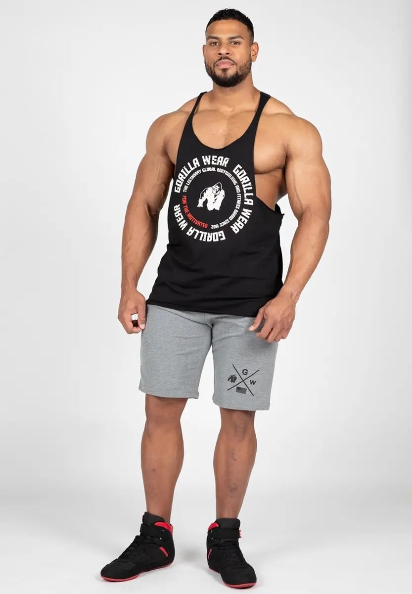 Gorilla Wear Melrose Stringer - Zwart 2XL - afbeelding 6 van 6