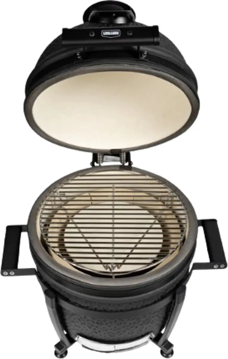 Grill Guru Prime Mat Zwart Compact Grill - 33cm - 4 Hamburgers