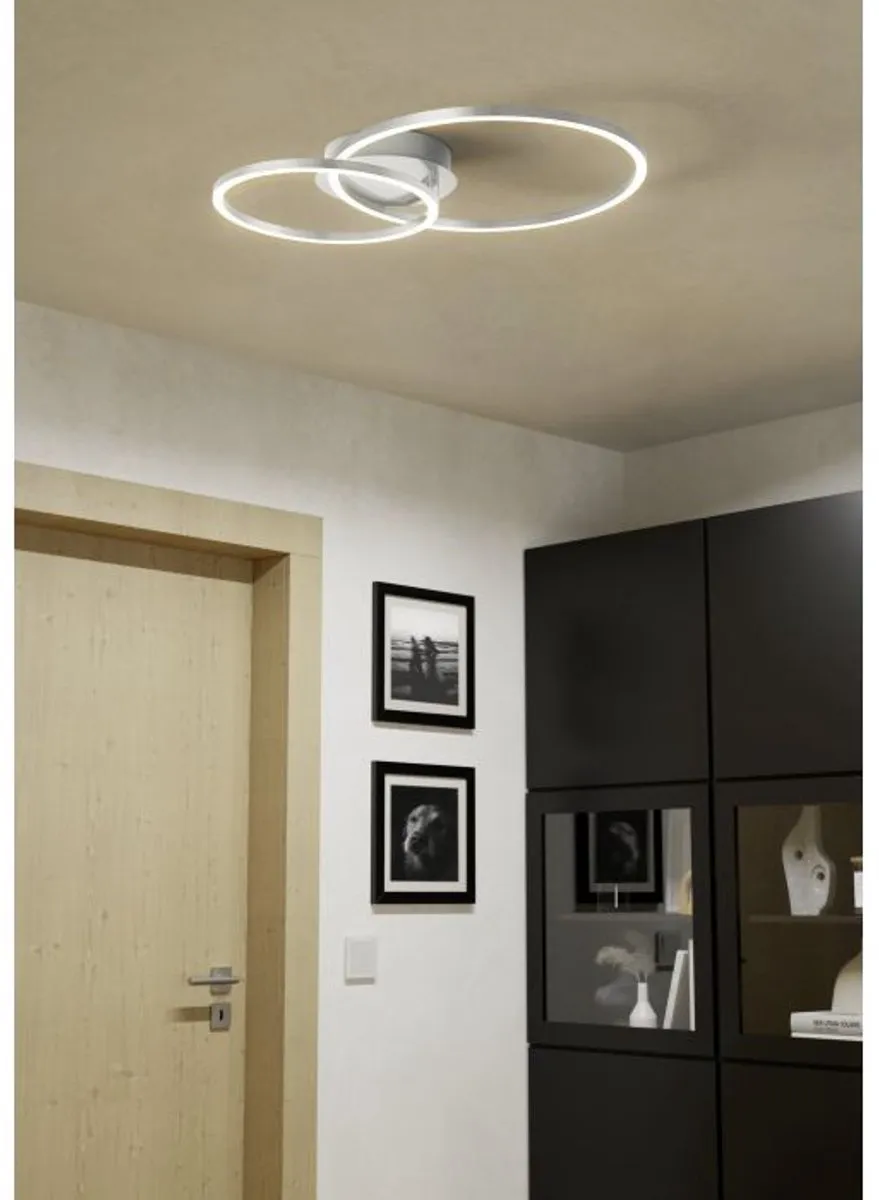 Eglo Mottafolone Plafondlamp 41.5cm - Nikkelmat