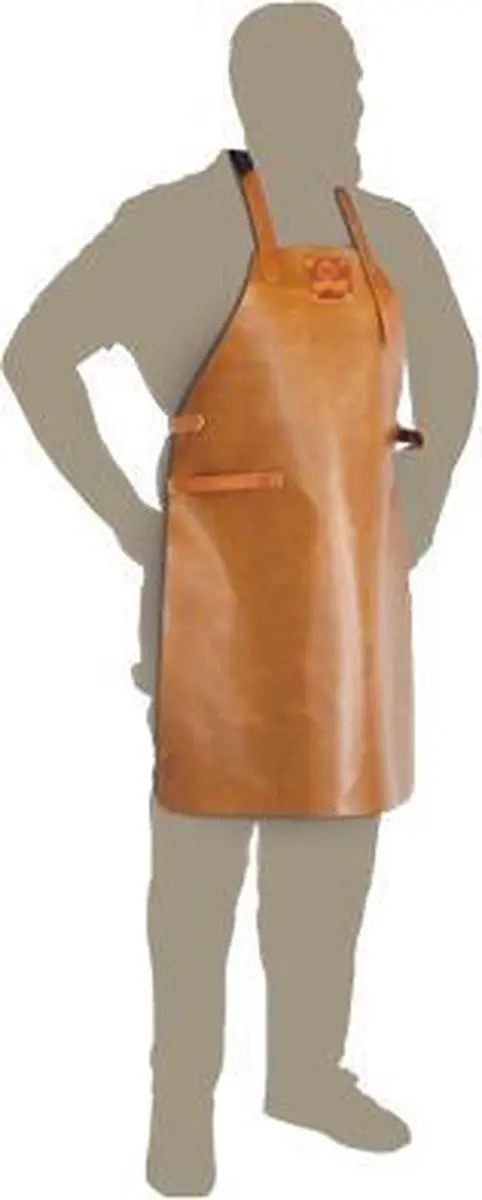 Ofyr Leren Schort - Zwart