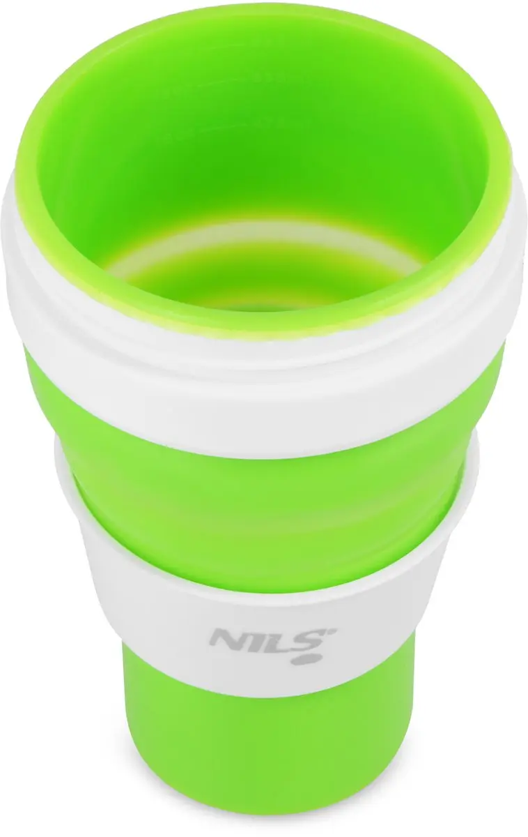 Nils Opvouwbare Siliconen Fles NC4103 600ml - Groen