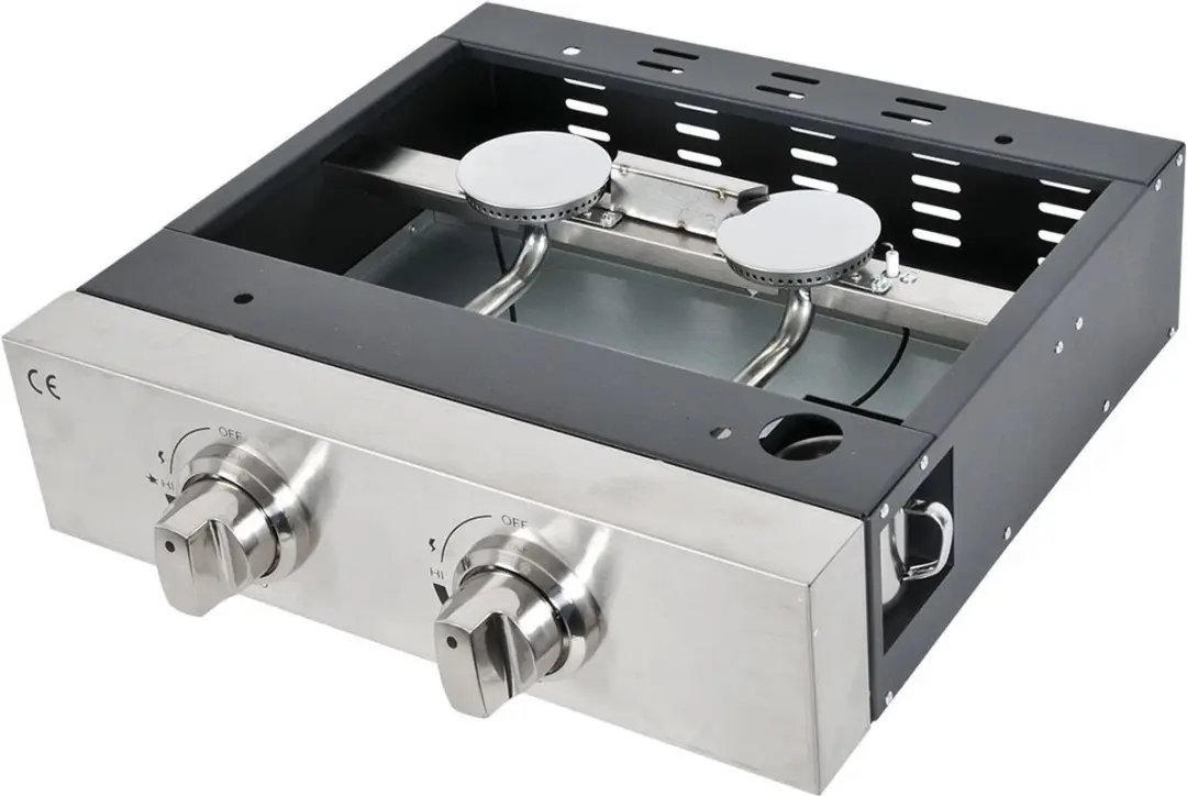 Grill Guru Powerplate 2 Branders - Zilver