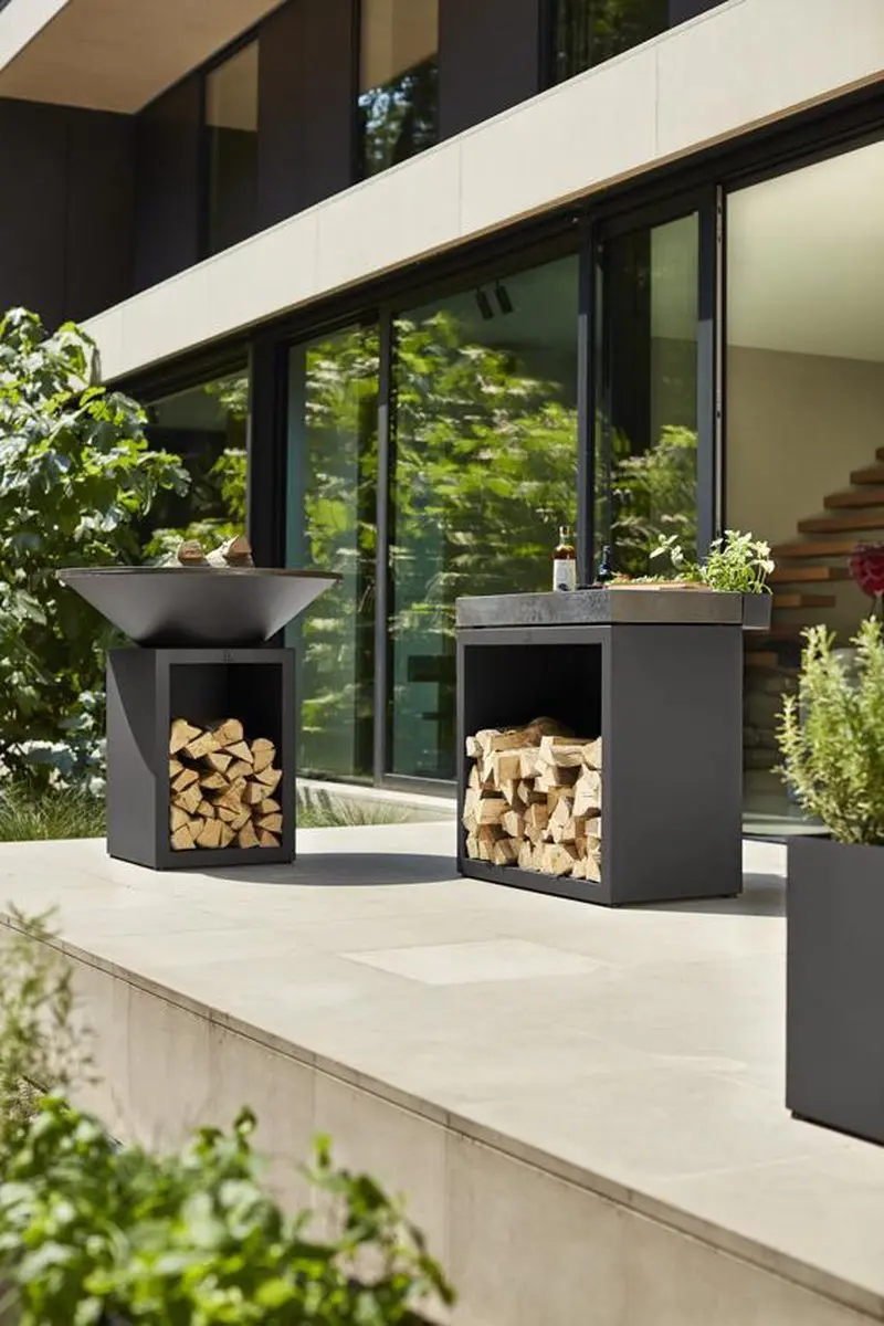 Ofyr Classic Storage BBQ 85cm - 20 Burgers - Zwart