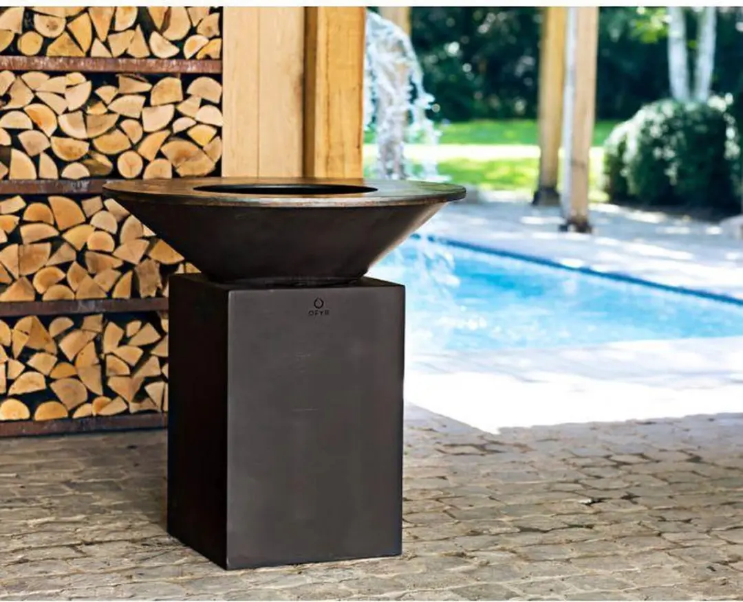 Ofyr Classic Black 100-100 BBQ - 85cm - 20 Hamburgers