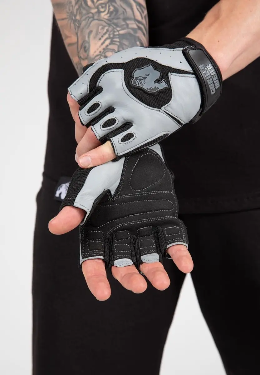 Gorilla Wear Mitchell Handschoenen - Zwart/Grijs - XXXL