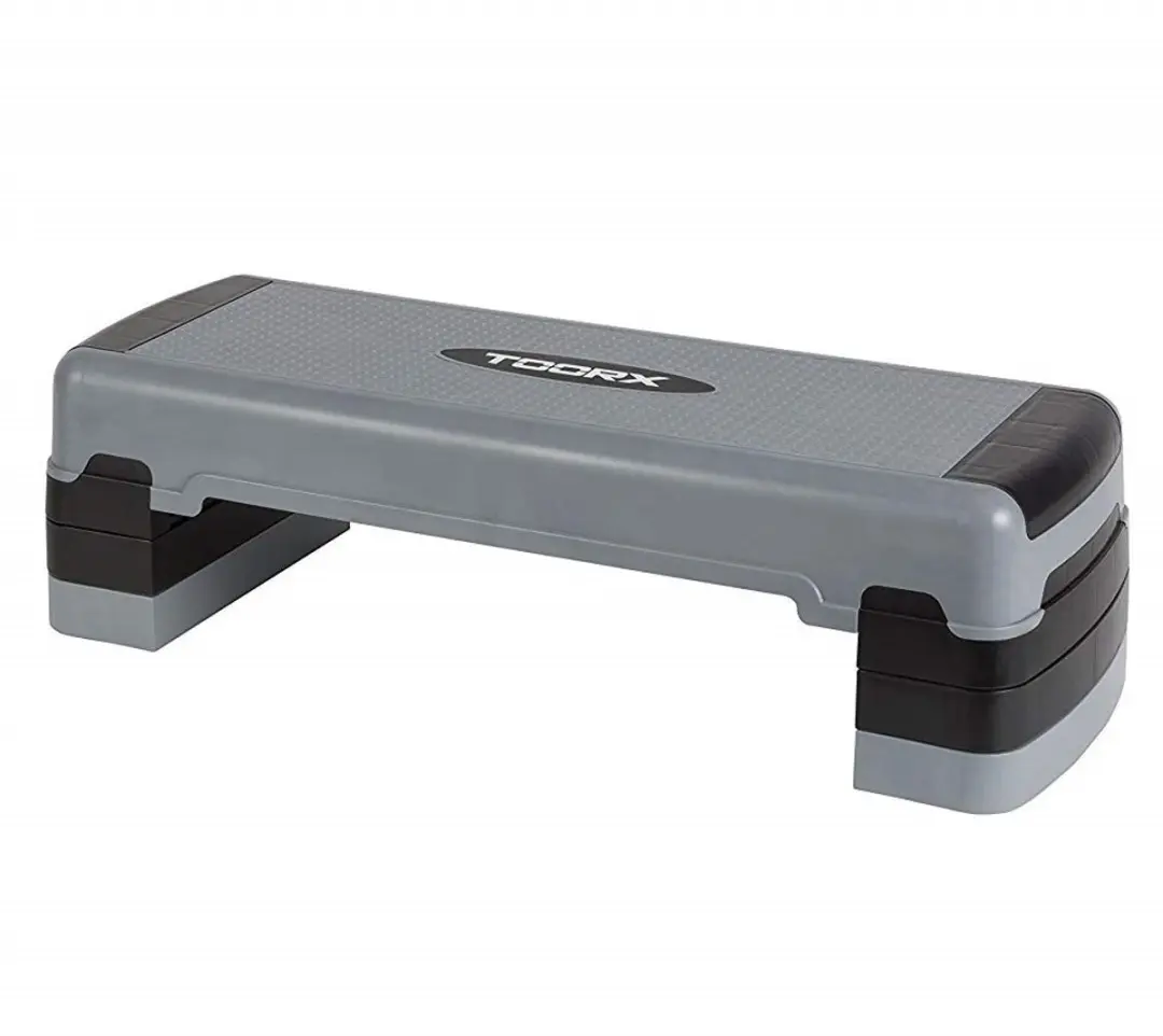 Toorx Aerobic Step ADVANCE AHF-002 - 3 Hoogtes - Zwart/Grijs
