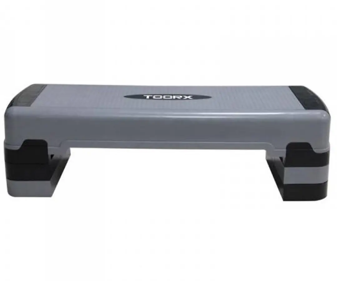 Toorx Aerobic Step ADVANCE AHF-002 - 3 Hoogtes - Zwart/Grijs