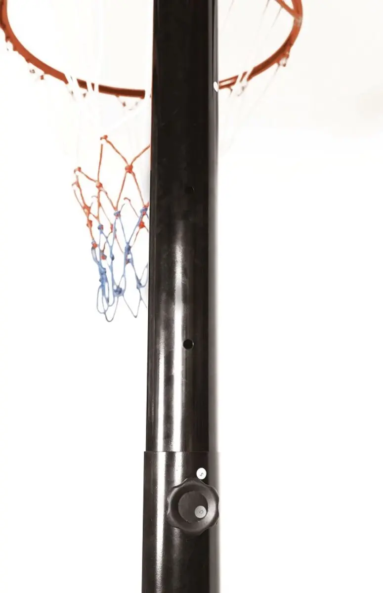 Garlando Cleveland Basketbalpaal 200-305cm - Verstelbaar - Zwart/Rood - afbeelding 6 van 6