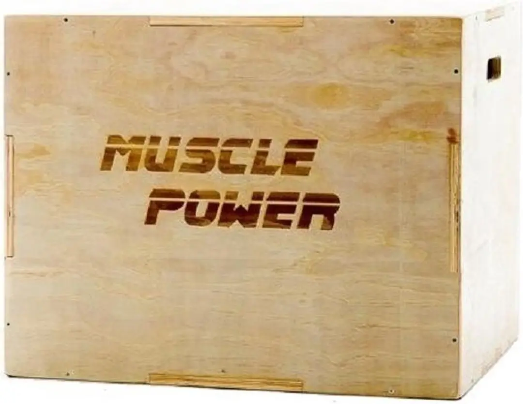 Muscle Power Houten Plyo Box 51x61cm