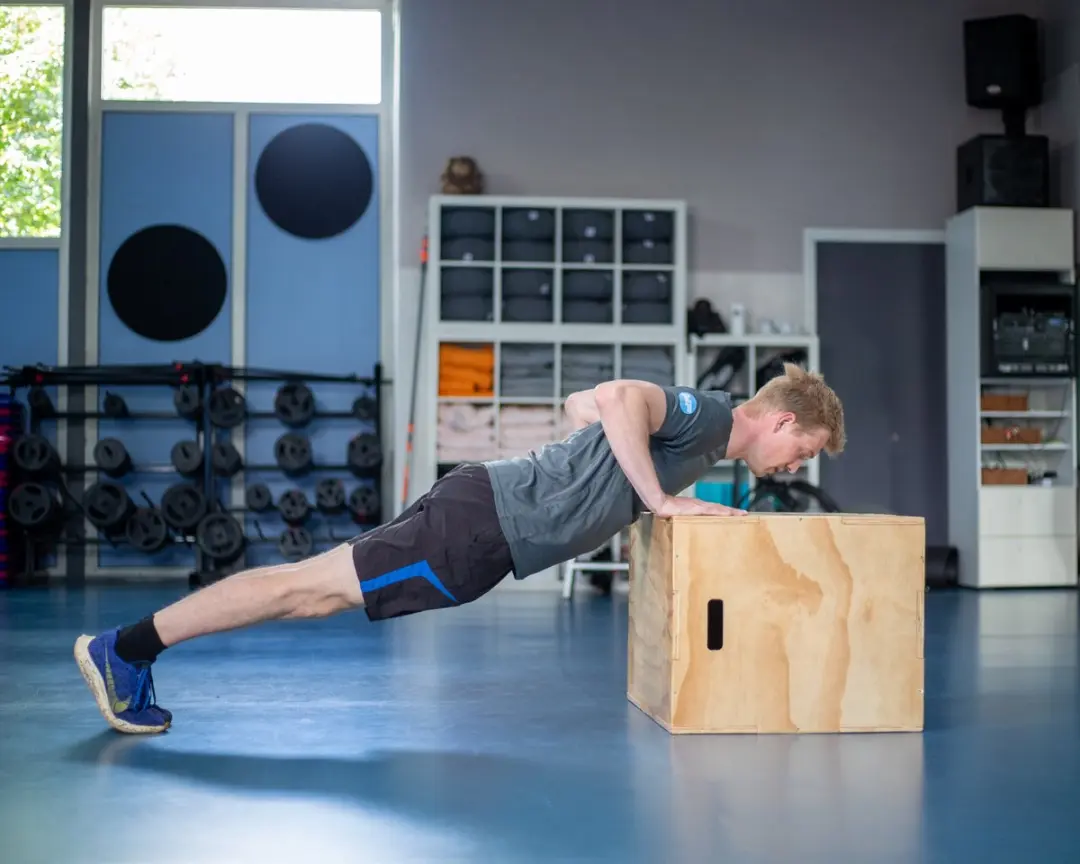 Muscle Power Houten Plyo Box 51x61cm - Bruin