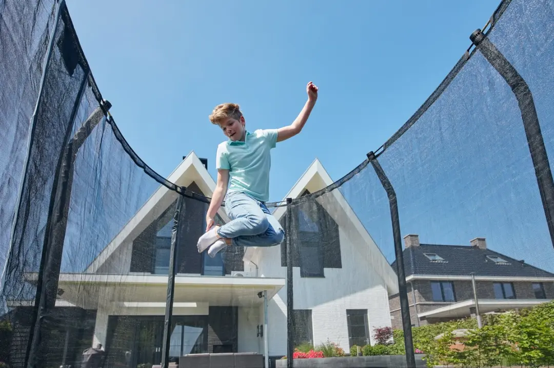 Salta Premium Ground Inground Trampoline 214x153cm - Groen